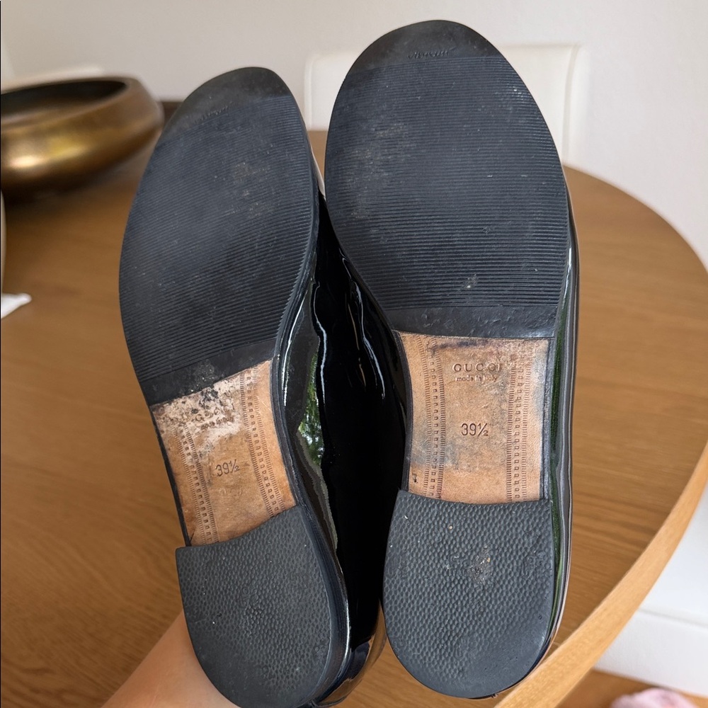 Gucci Jordaan Horsebit patent leather loafers women’s  39.5 or 9.5 - Picture 8 of 14